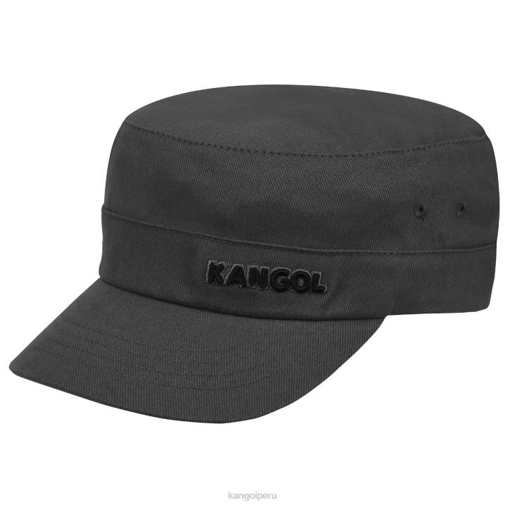 gorra militar de sarga de algodón unisexo Kangol accesorios gris B4VR262