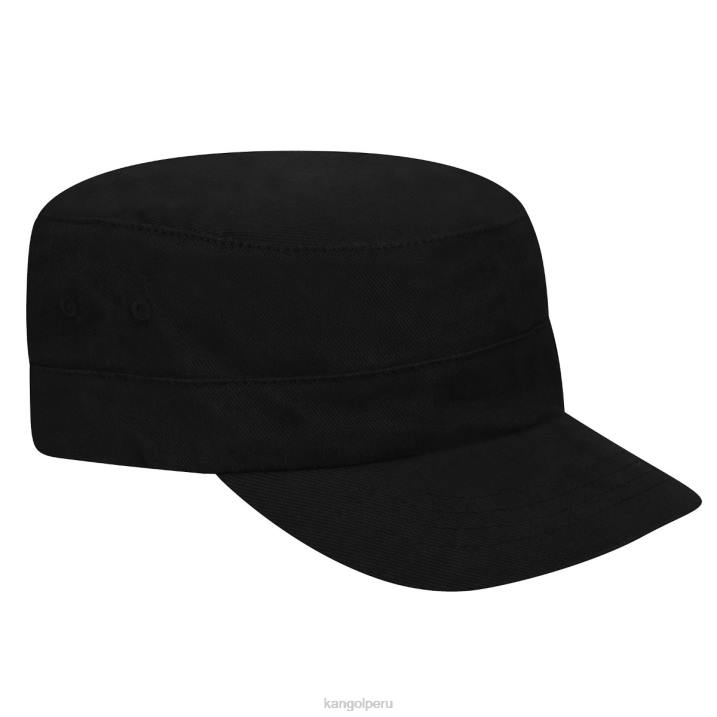 gorra militar de sarga de algodón unisexo Kangol accesorios negro B4VR259
