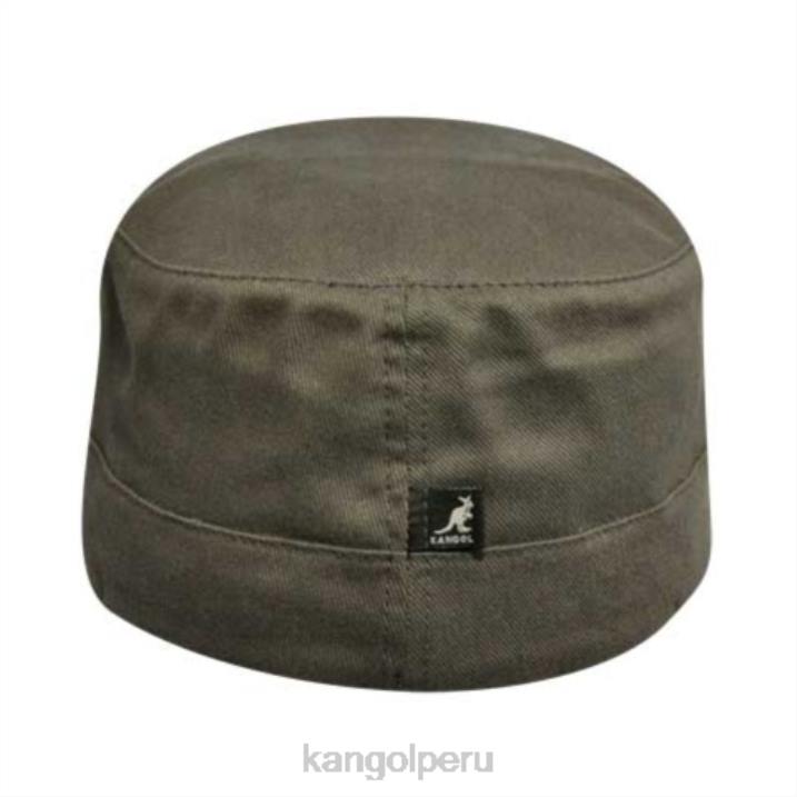 gorra militar de sarga de algodón unisexo Kangol accesorios verde B4VR261