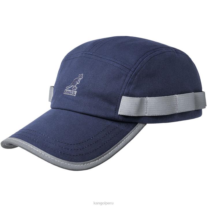 gorra utilitaria de 5 paneles encerada unisexo Kangol accesorios negro B4VR361