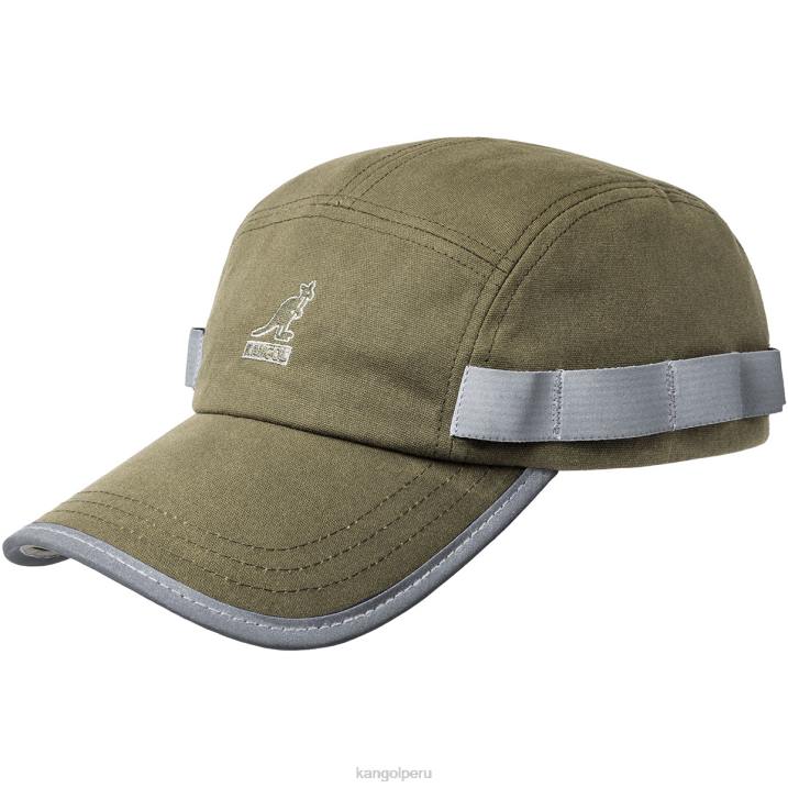 gorra utilitaria de 5 paneles encerada unisexo Kangol accesorios negro B4VR361