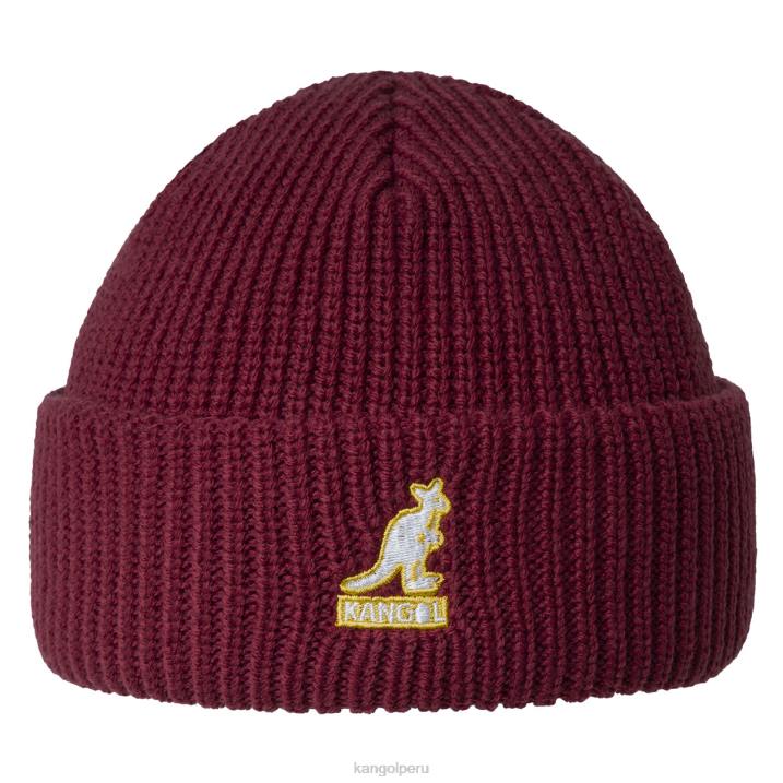 gorro cardenal de 2 vías unisexo Kangol accesorios terciopelo rojo B4VR867