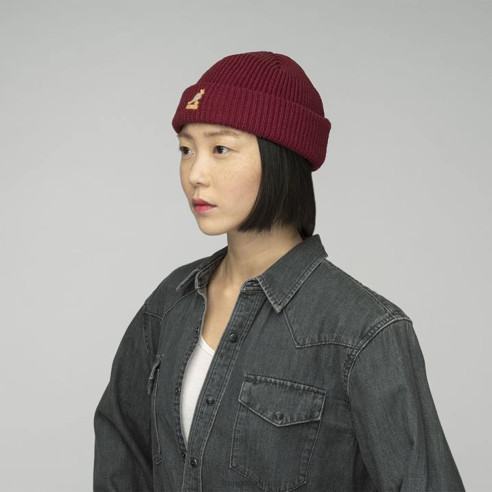 gorro cardenal de 2 vías unisexo Kangol accesorios terciopelo rojo B4VR867