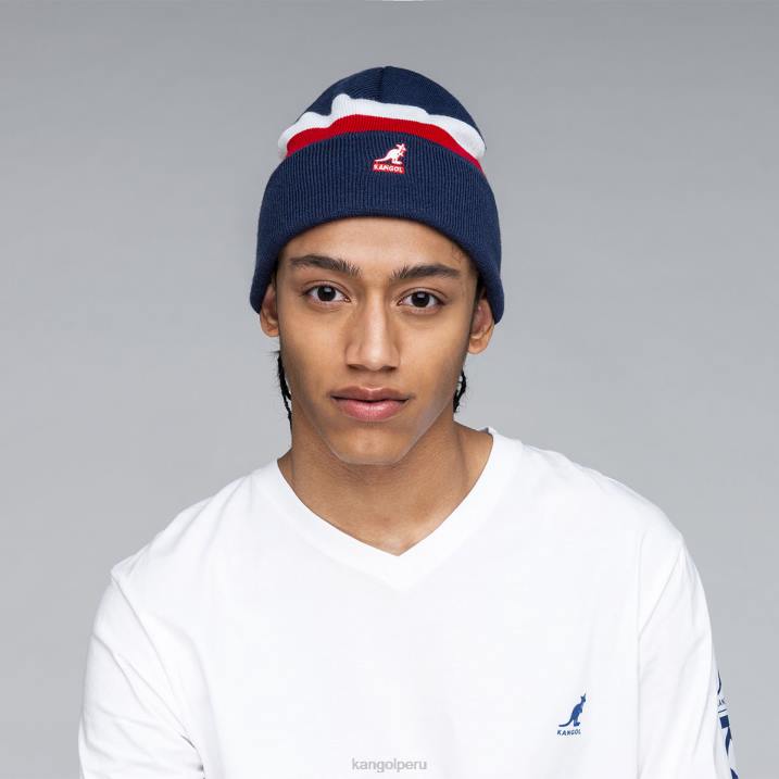 gorro con doble raya unisexo Kangol accesorios Armada B4VR821