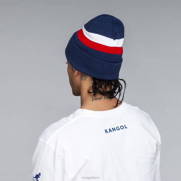 gorro con doble raya unisexo Kangol accesorios Armada B4VR821