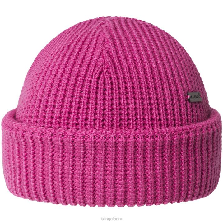 gorro de gofre corto unisexo Kangol accesorios rosa electrico B4VR810