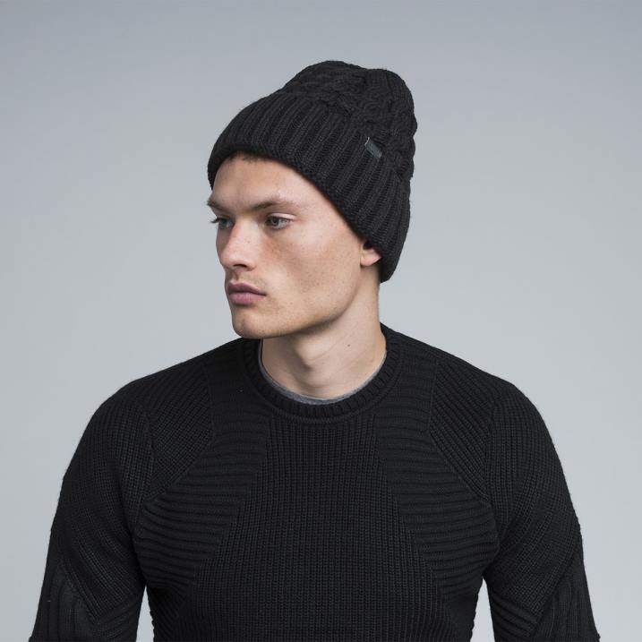 gorro trenzado unisexo Kangol accesorios negro B4VR824