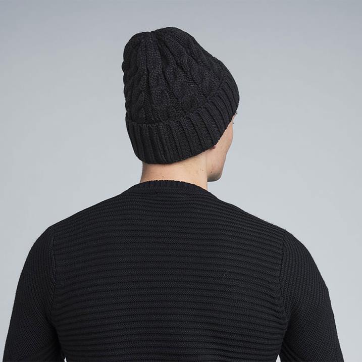 gorro trenzado unisexo Kangol accesorios negro B4VR824