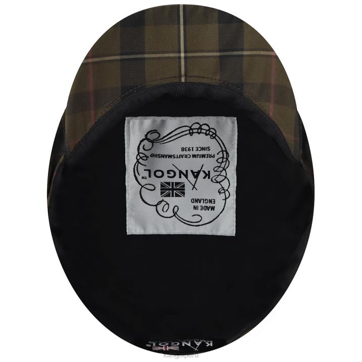 guijarros británicos unisexo Kangol accesorios tela escocesa de caoba B4VR769