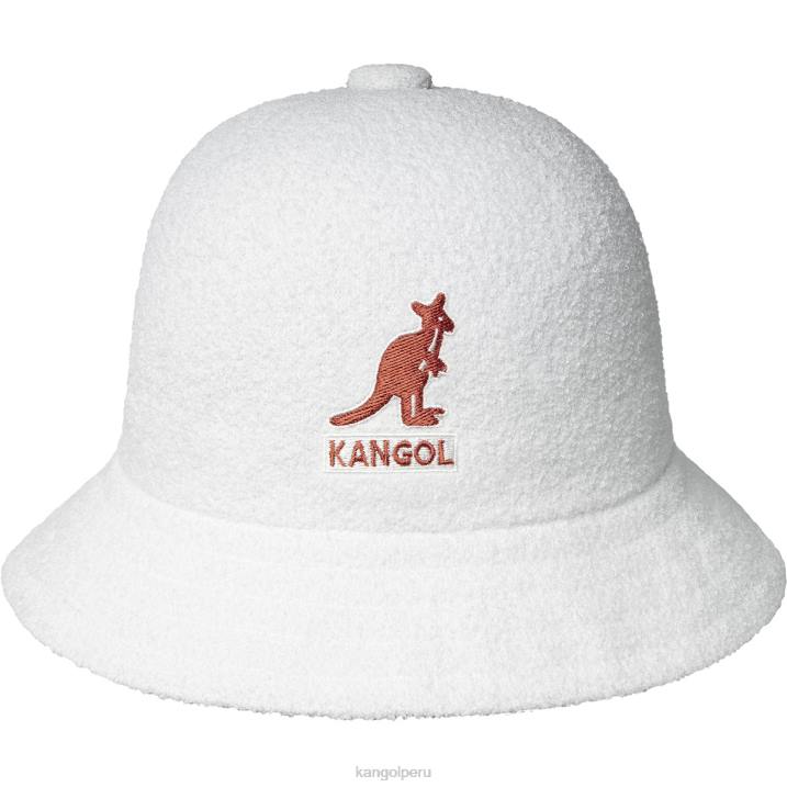 logotipo grande informal unisexo Kangol accesorios blanco B4VR521