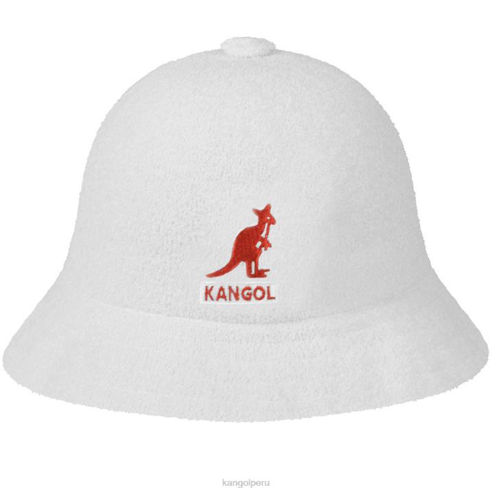 logotipo grande informal unisexo Kangol accesorios blanco B4VR521