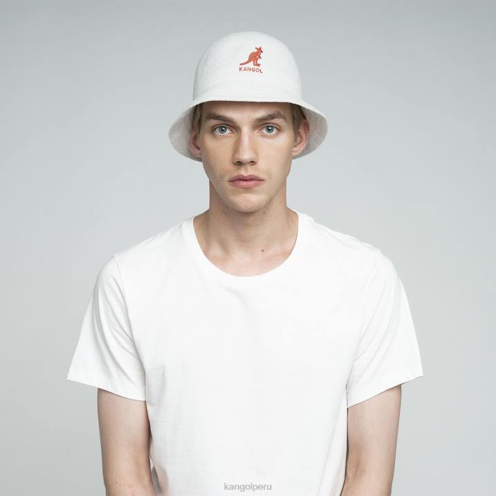 logotipo grande informal unisexo Kangol accesorios blanco B4VR521