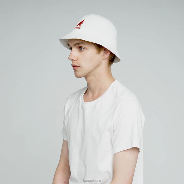 logotipo grande informal unisexo Kangol accesorios blanco B4VR521