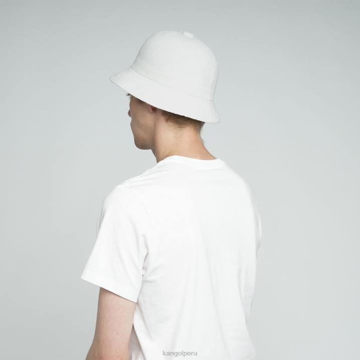 logotipo grande informal unisexo Kangol accesorios blanco B4VR521
