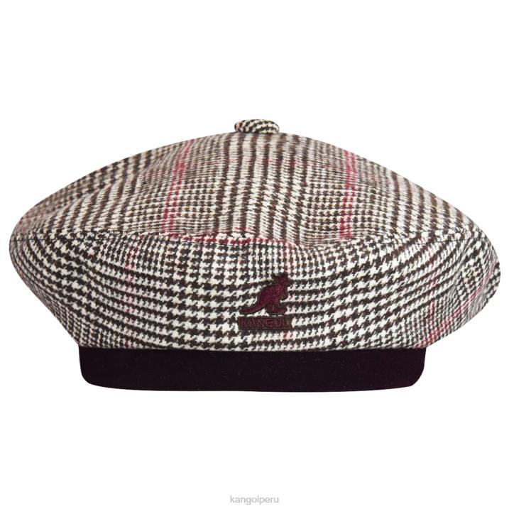 muestra tus dientes boina unisexo Kangol accesorios marrón oscuro/crema B4VR435