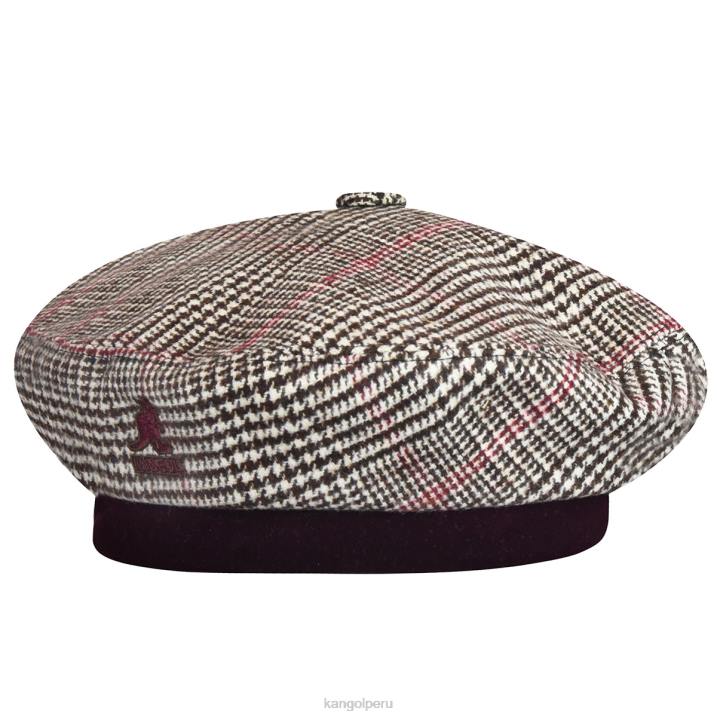 muestra tus dientes boina unisexo Kangol accesorios marrón oscuro/crema B4VR435