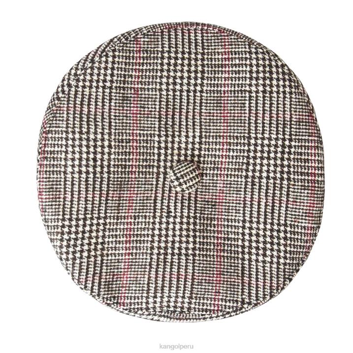 muestra tus dientes boina unisexo Kangol accesorios marrón oscuro/crema B4VR435