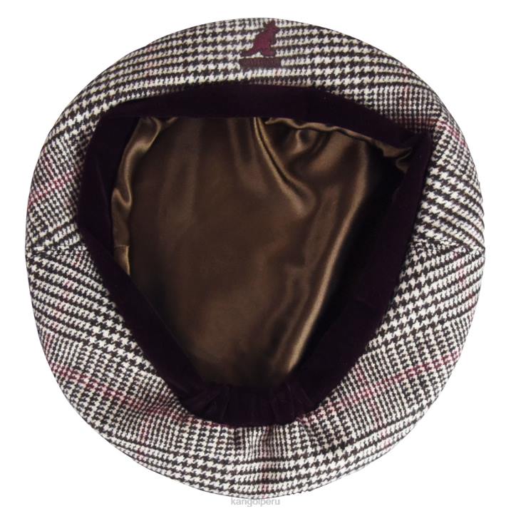 muestra tus dientes boina unisexo Kangol accesorios marrón oscuro/crema B4VR435