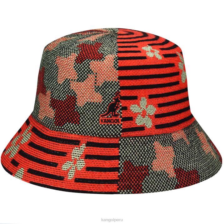 naturaleza flip lahinch unisexo Kangol accesorios brillo verde aceite/cereza B4VR568