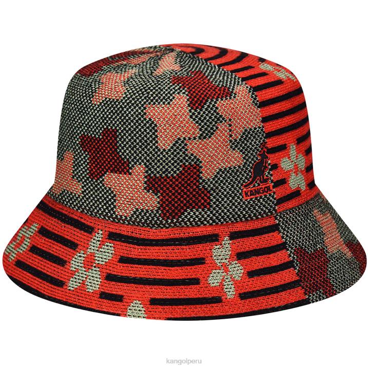 naturaleza flip lahinch unisexo Kangol accesorios brillo verde aceite/cereza B4VR568