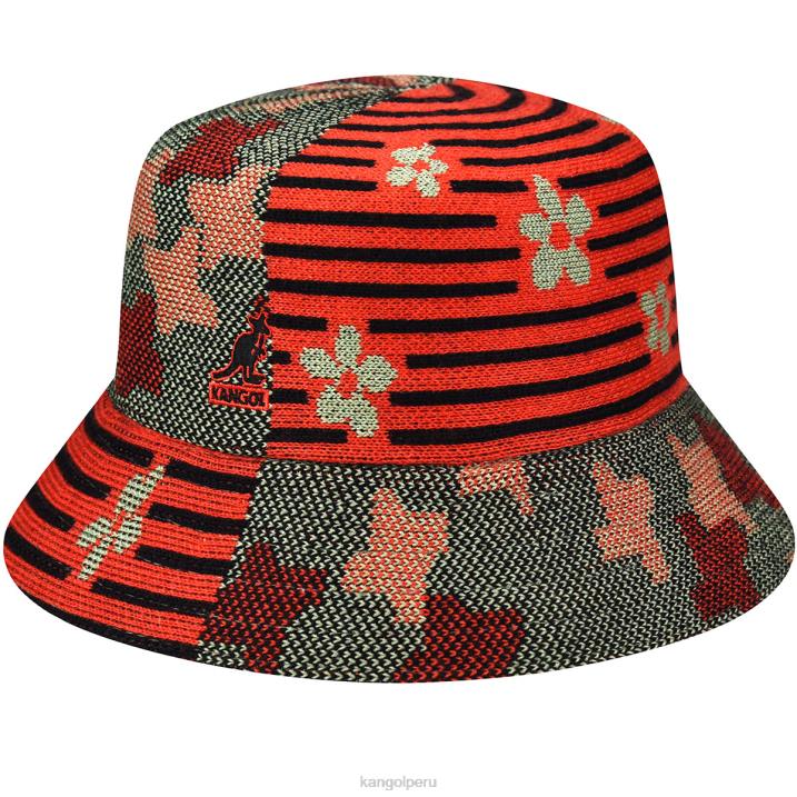 naturaleza flip lahinch unisexo Kangol accesorios brillo verde aceite/cereza B4VR568