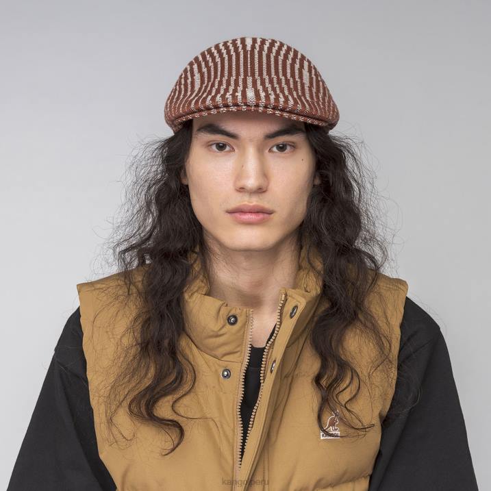 onda de contorno 507 unisexo Kangol accesorios caoba/crema B4VR208