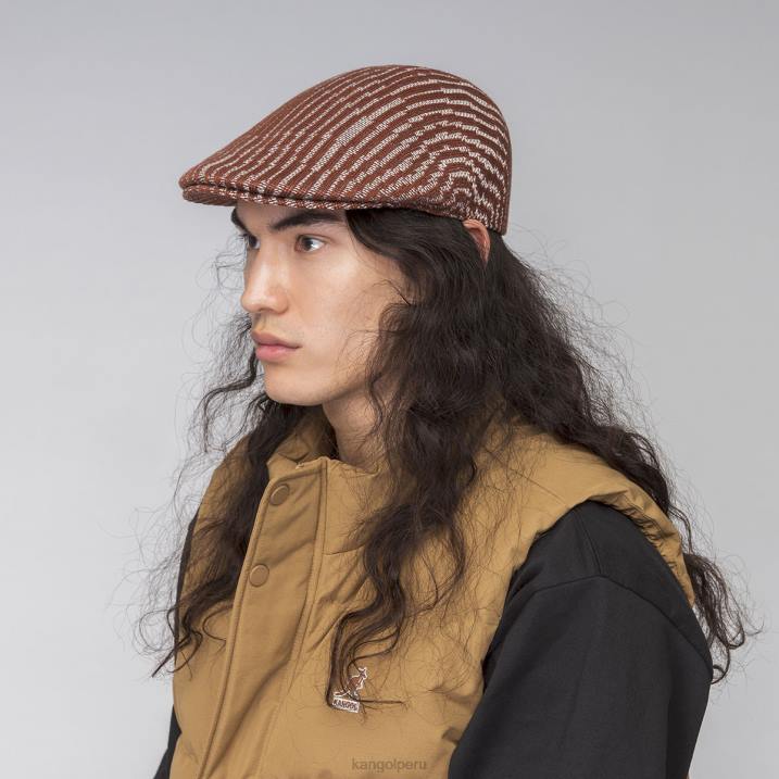 onda de contorno 507 unisexo Kangol accesorios caoba/crema B4VR208