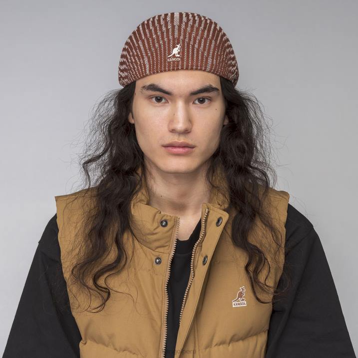 onda de contorno 507 unisexo Kangol accesorios caoba/crema B4VR208
