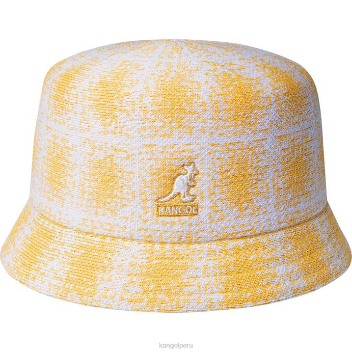 papelera a cuadros grunge unisexo Kangol accesorios albaricoque cálido/blanco B4VR657