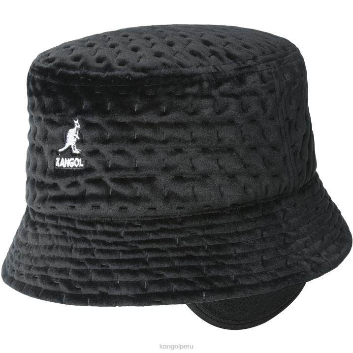 papelera acolchada unisexo Kangol accesorios negro B4VR679