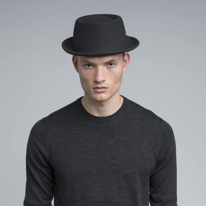 pastel de cerdo de fieltro ligero unisexo Kangol accesorios negro B4VR795