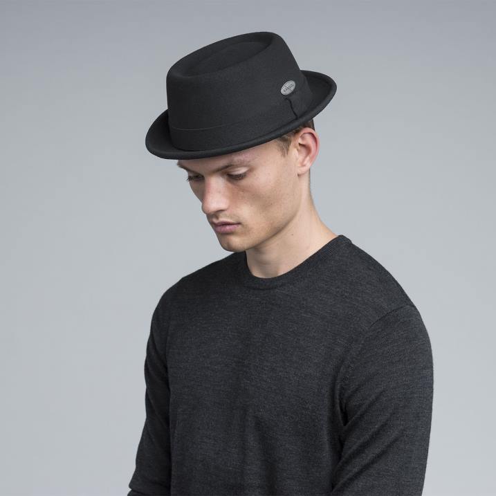 pastel de cerdo de fieltro ligero unisexo Kangol accesorios negro B4VR795