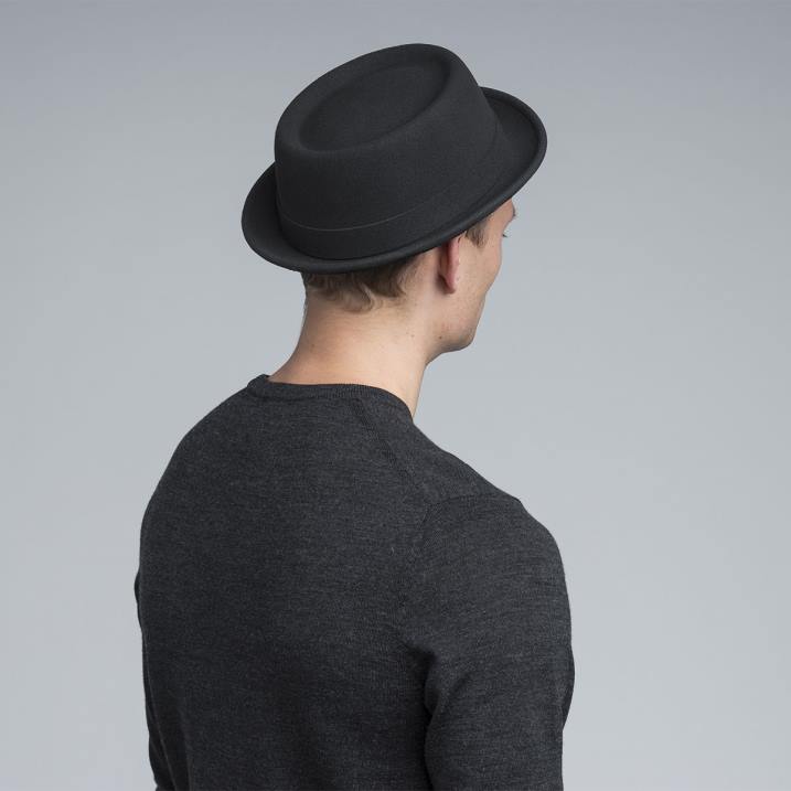 pastel de cerdo de fieltro ligero unisexo Kangol accesorios negro B4VR795