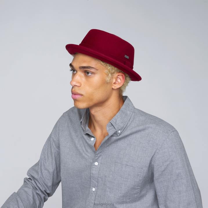 pastel de puerco pulido unisexo Kangol accesorios terciopelo rojo B4VR804