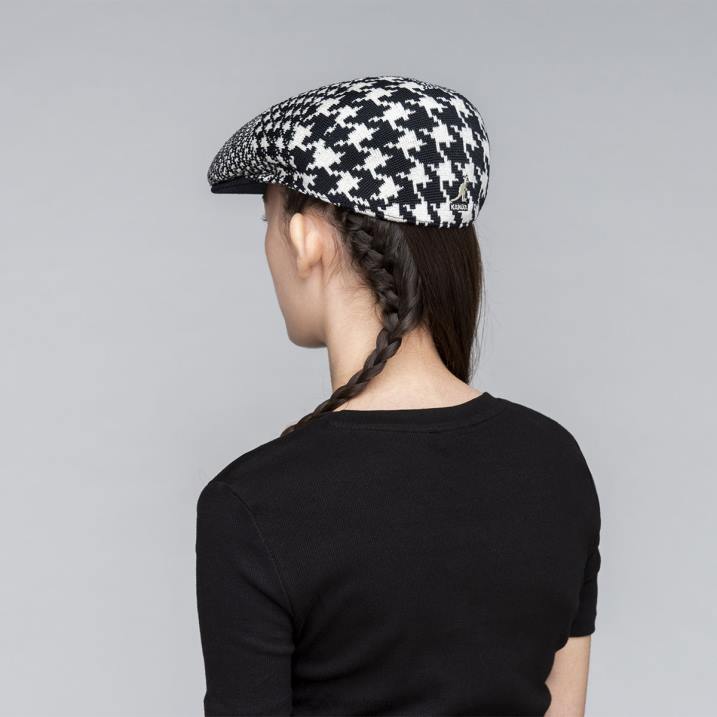 pata de gallo abstracta 504 unisexo Kangol accesorios crema/negro B4VR108
