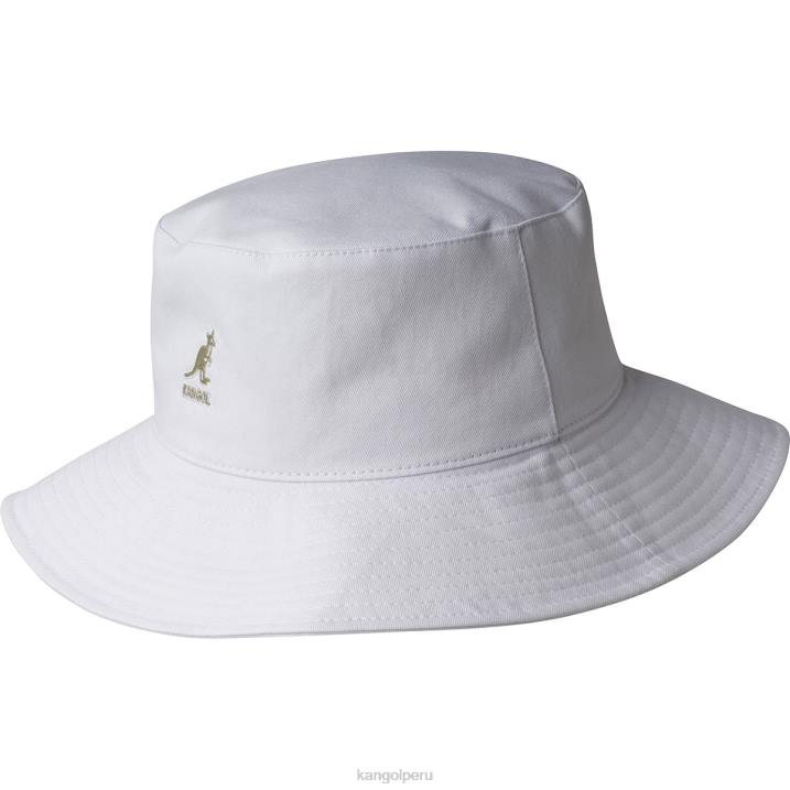 pescador lavado unisexo Kangol accesorios blanco B4VR454