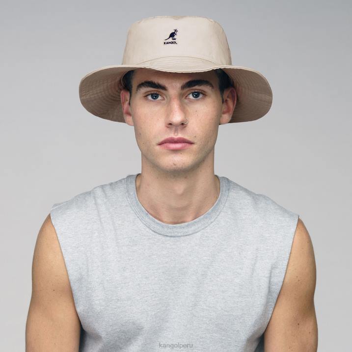 pescador lavado unisexo Kangol accesorios caqui B4VR452