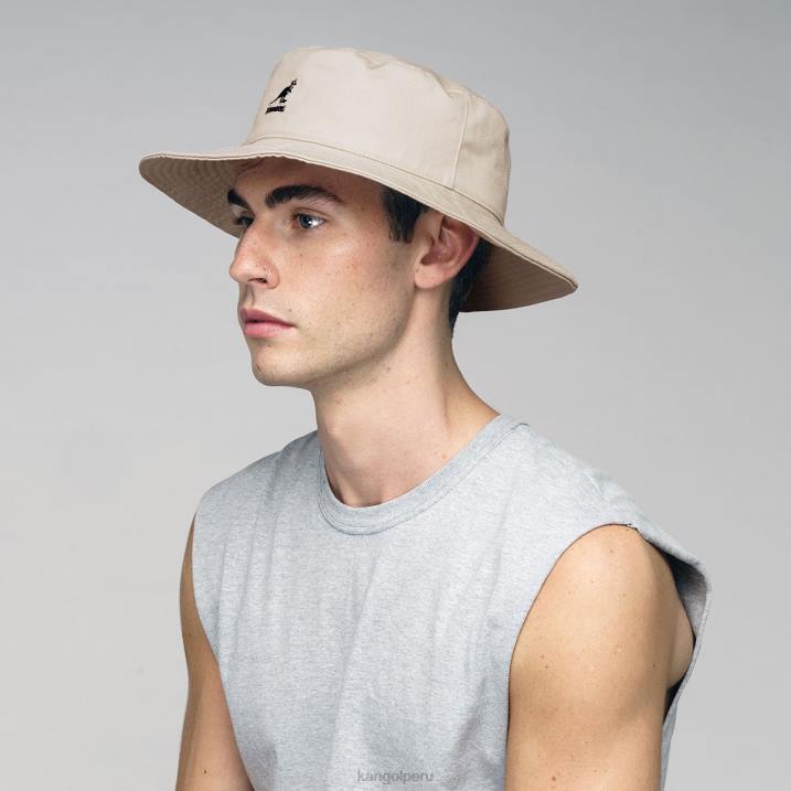 pescador lavado unisexo Kangol accesorios caqui B4VR452