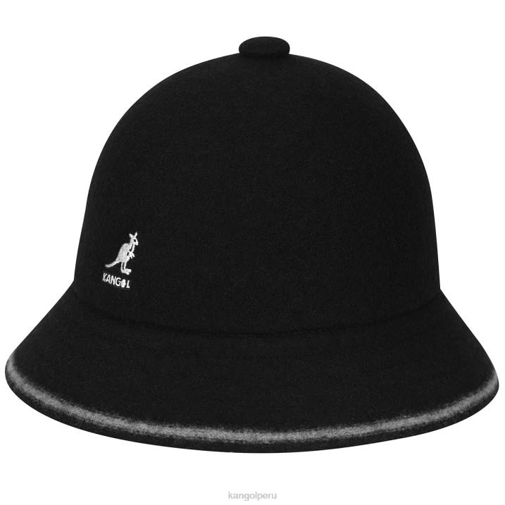 raya informal unisexo Kangol accesorios negro/blanco roto B4VR739