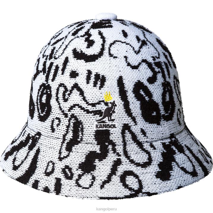 rey de la calle informal unisexo Kangol accesorios blanco negro B4VR473