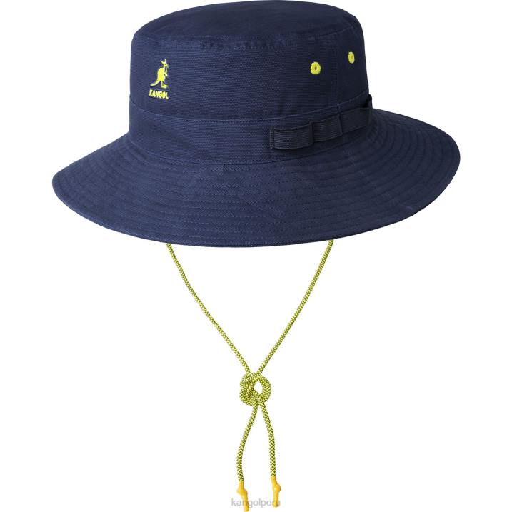 sombrero de la selva de cordones utilitarios unisexo Kangol accesorios Armada B4VR500