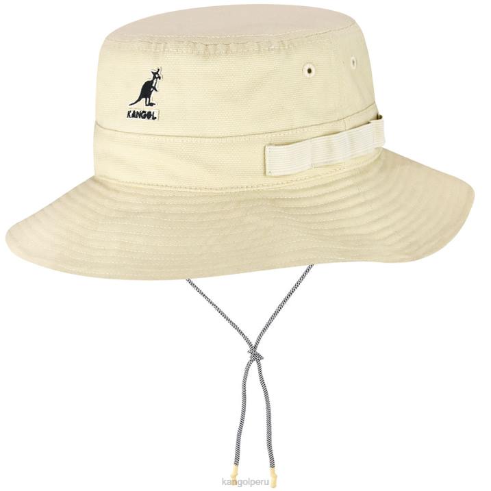 sombrero de la selva de cordones utilitarios unisexo Kangol accesorios beige B4VR498