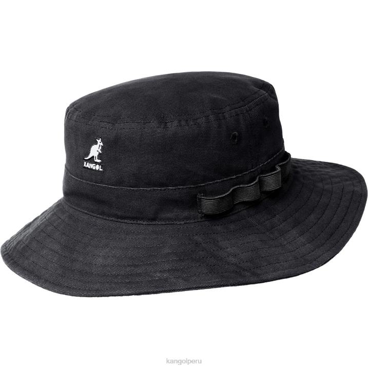 sombrero de la selva de cordones utilitarios unisexo Kangol accesorios carbón B4VR499