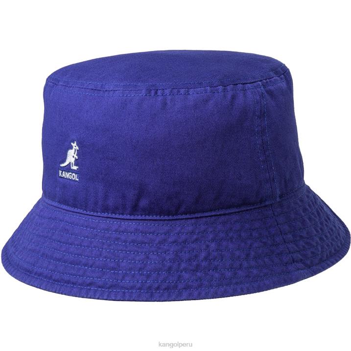 sombrero de pescador lavado unisexo Kangol accesorios azul estrellado B4VR593