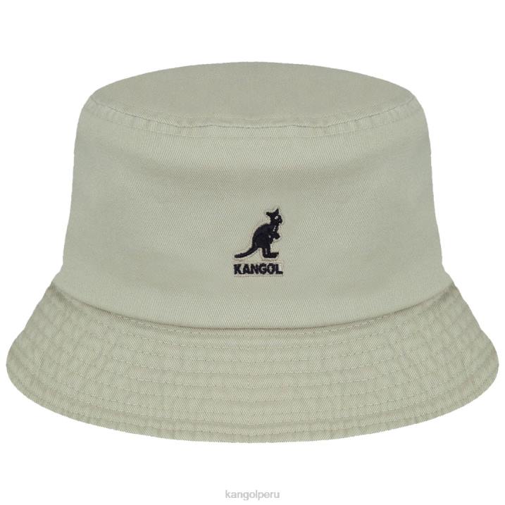 sombrero de pescador lavado unisexo Kangol accesorios caqui B4VR579