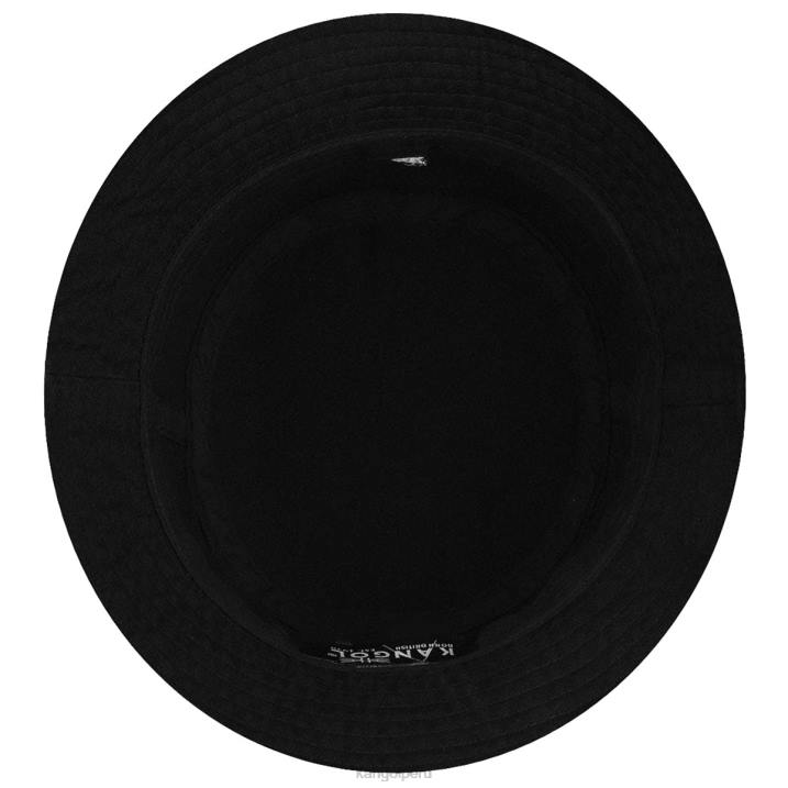 sombrero de pescador lavado unisexo Kangol accesorios negro B4VR578