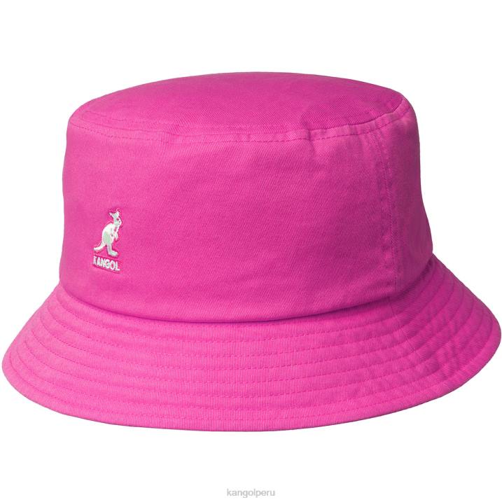 sombrero de pescador lavado unisexo Kangol accesorios rosa electrico B4VR587