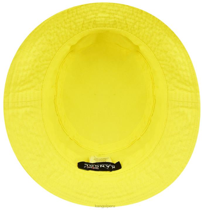 sombrero de pescador lavado unisexo Kangol accesorios sorbete de limón B4VR585