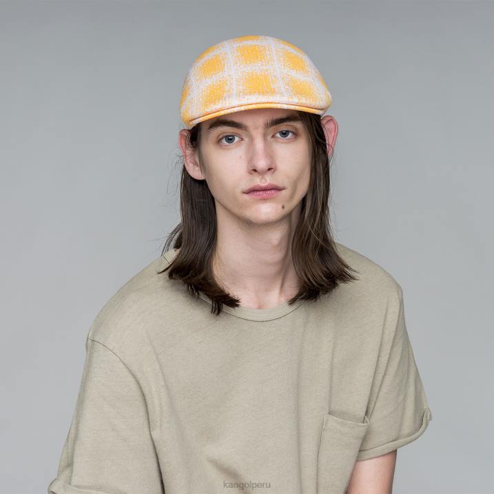 tela escocesa del grunge 507 unisexo Kangol accesorios albaricoque cálido/blanco B4VR230