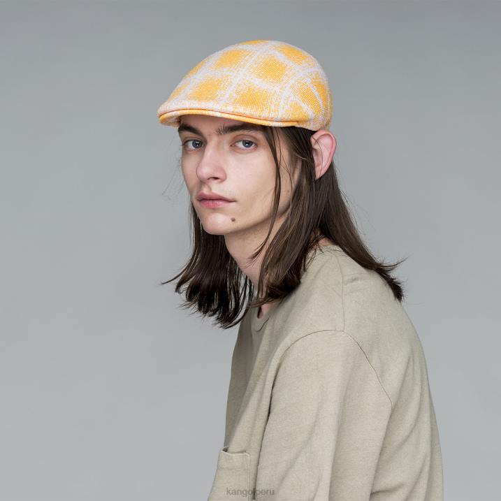 tela escocesa del grunge 507 unisexo Kangol accesorios albaricoque cálido/blanco B4VR230